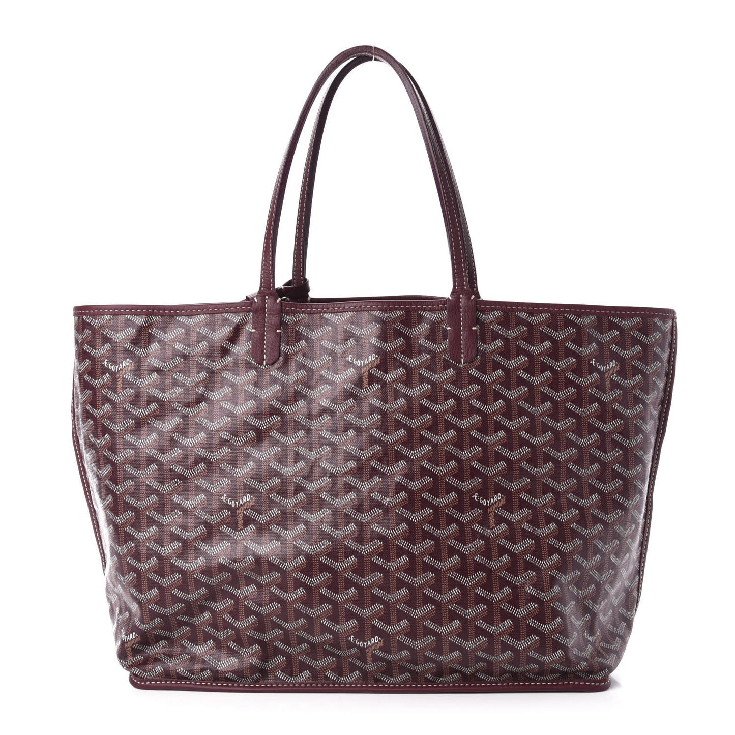 Goyardine Reversible Anjou PM Burgundy