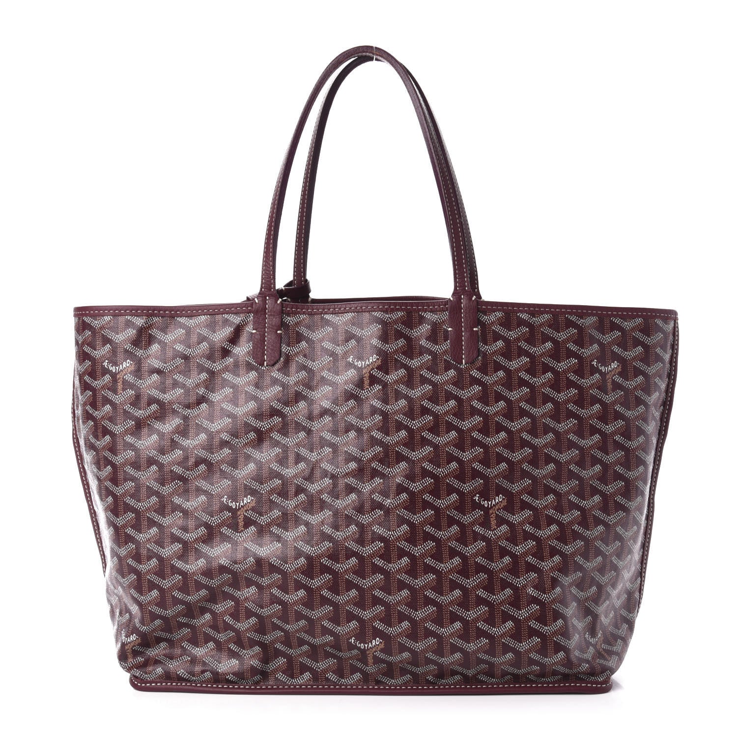 Goyard Goyardine Reversible Anjou PM Burgundy 3 of 21
