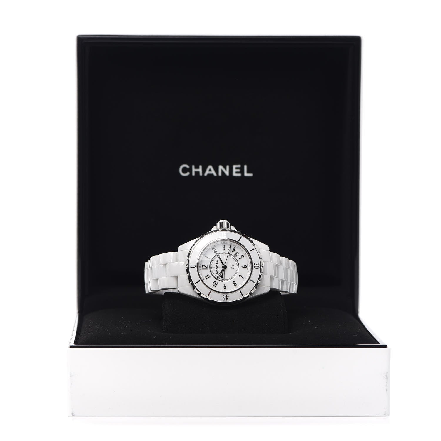 Chanel Stainless Steel Ceramic 33mm J12 Quartz Watch White 6 of 6