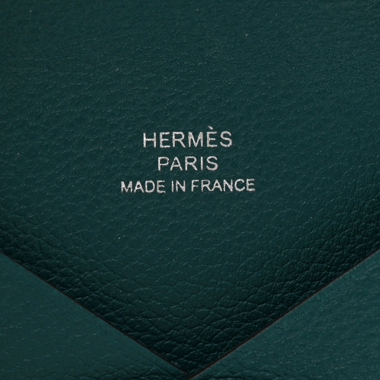Chevre Mysore Calvi Card Case Vert Bosphore