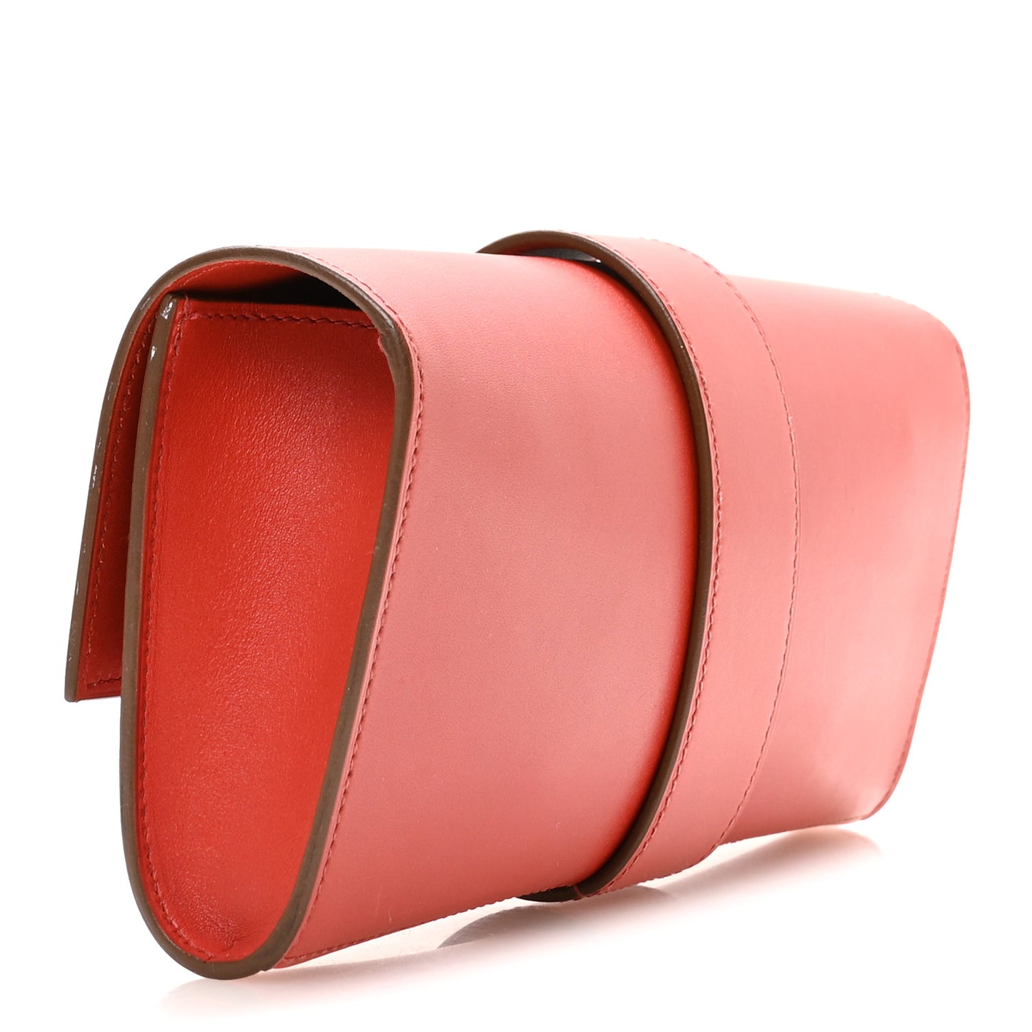 Tadelakt Medor Clutch 23 Sanguine