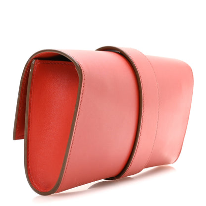 Hermes Tadelakt Medor Clutch 23 Sanguine 3 of 7