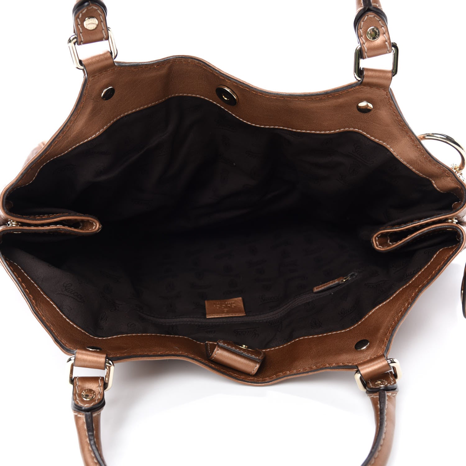 Gucci Guccissima Large Sukey Tote Bronze 5 of 10