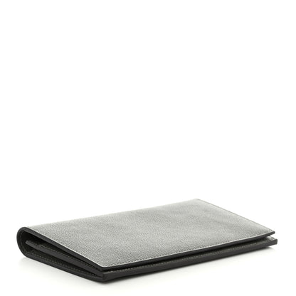 Hermes Evercolor Citizen Twill Long Wallet Gris Meyer 4 of 9