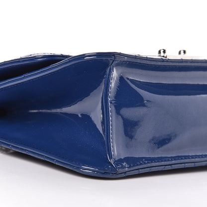 Christian Dior Patent Cannage Miss Dior Promenade Pouch Blue 10 of 11