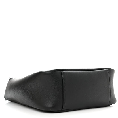 Saint Laurent Smooth Calfskin Small Le 5 A 7 Soft Hobo Black 4 of 10