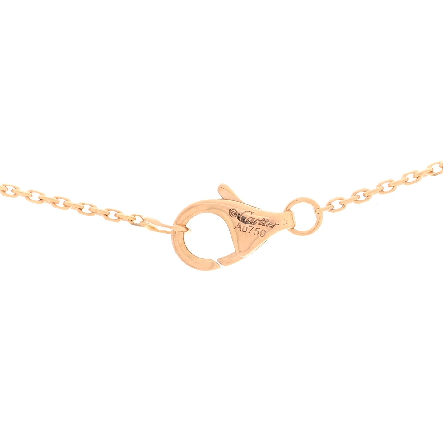 18K Pink Yellow White Gold Diamond Trinity Pendant Necklace
