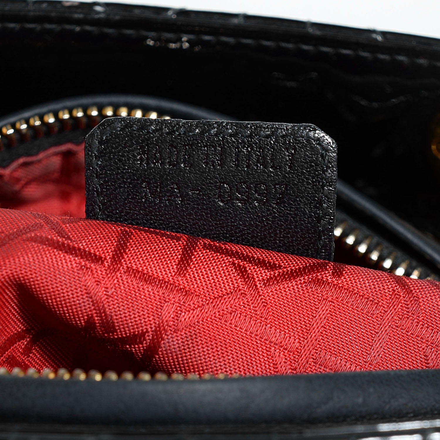 Christian Dior Patent Cannage Medium Lady Dior Black 7 of 7