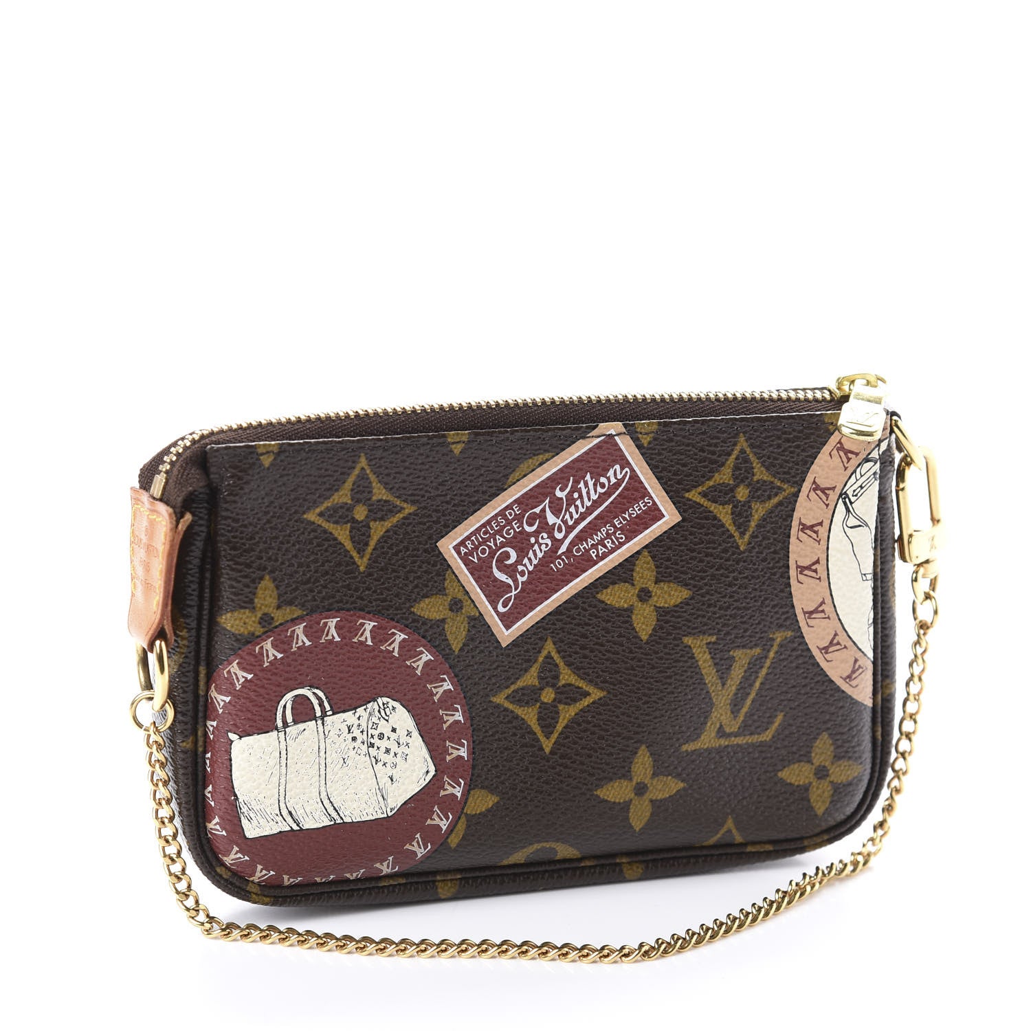 Louis Vuitton Monogram Patch Mini Pochette Accessories 3 of 7