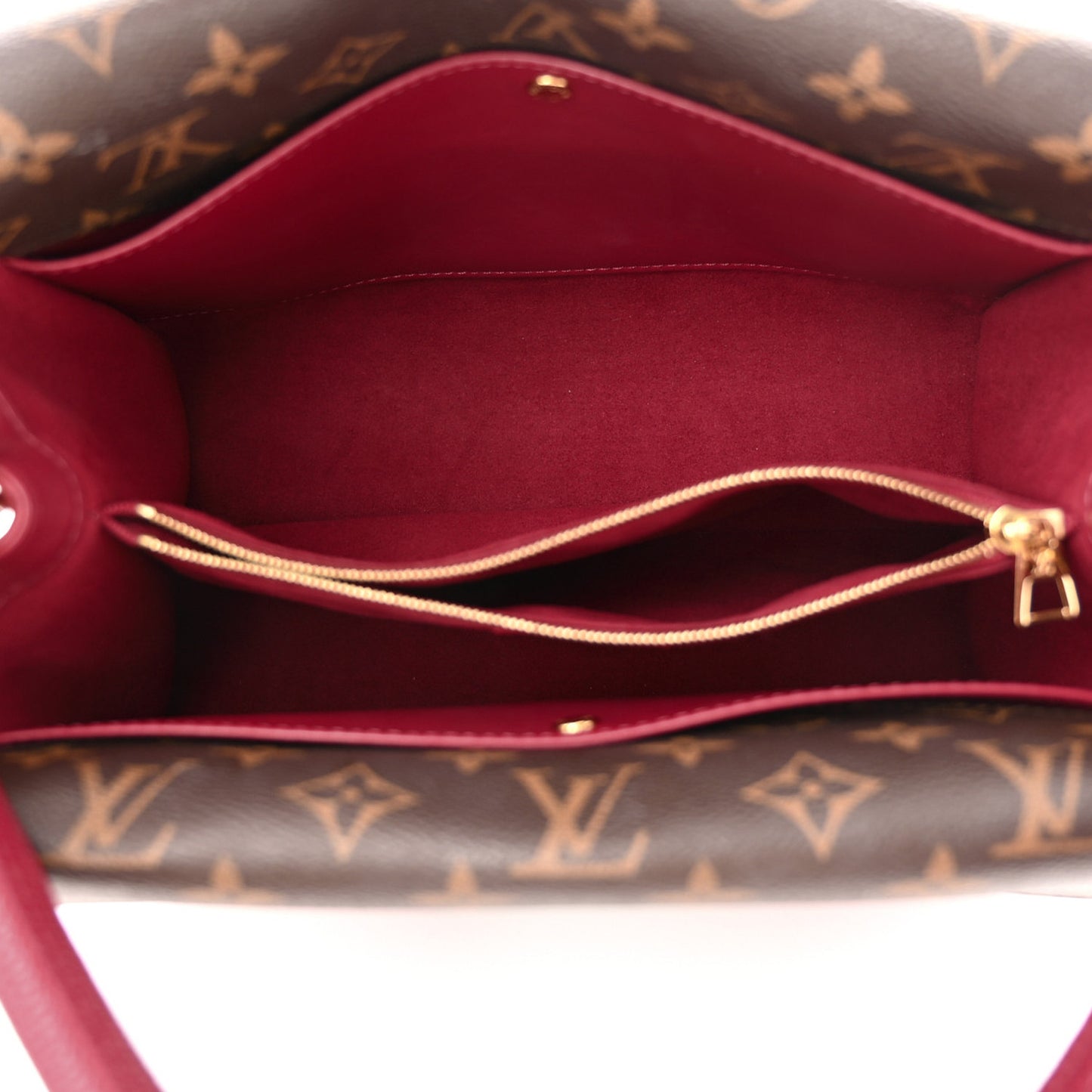 Grained Calfskin Monogram Double V Aurore