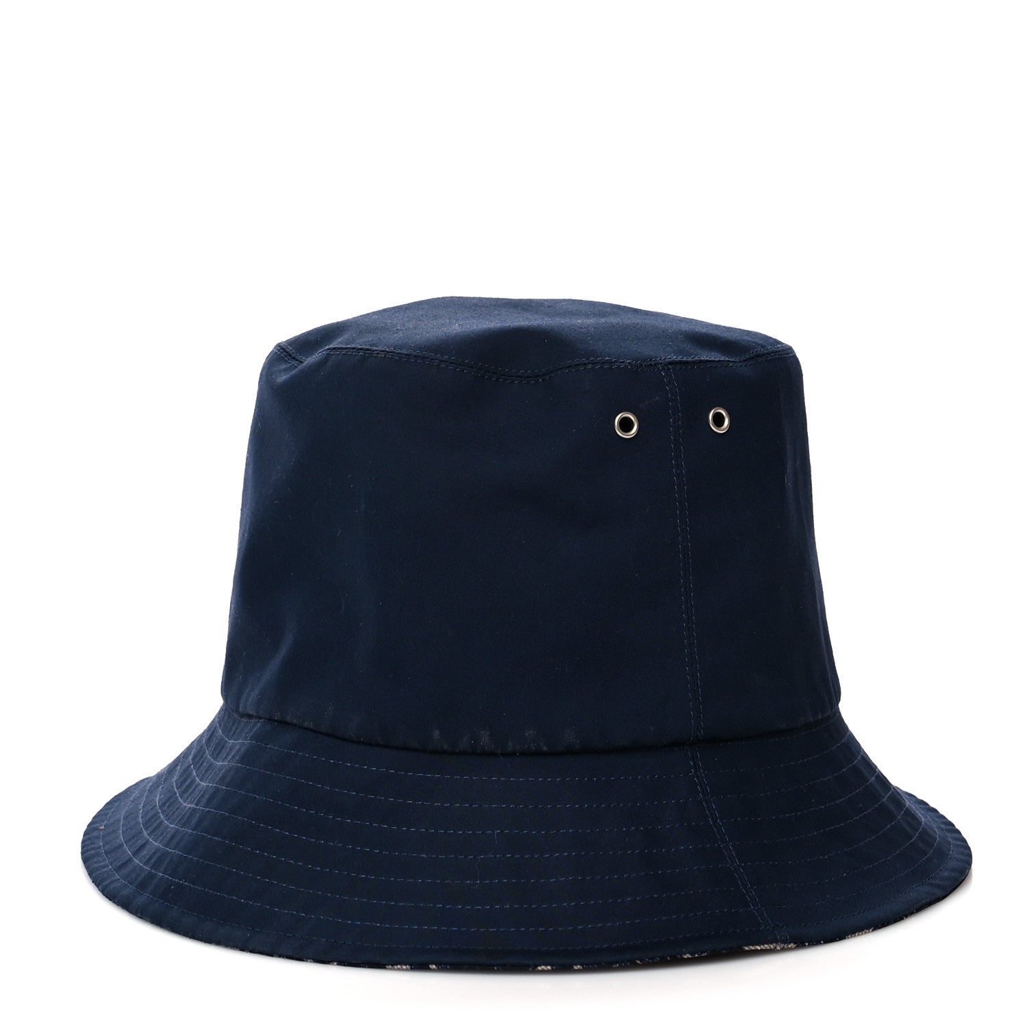 Christian Dior Oblique Reversible Teddy-D Brim Bucket Hat 58 Blue 1 of 12