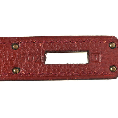 Hermes Togo Verso Birkin 35 Brique Ebene 7 of 14