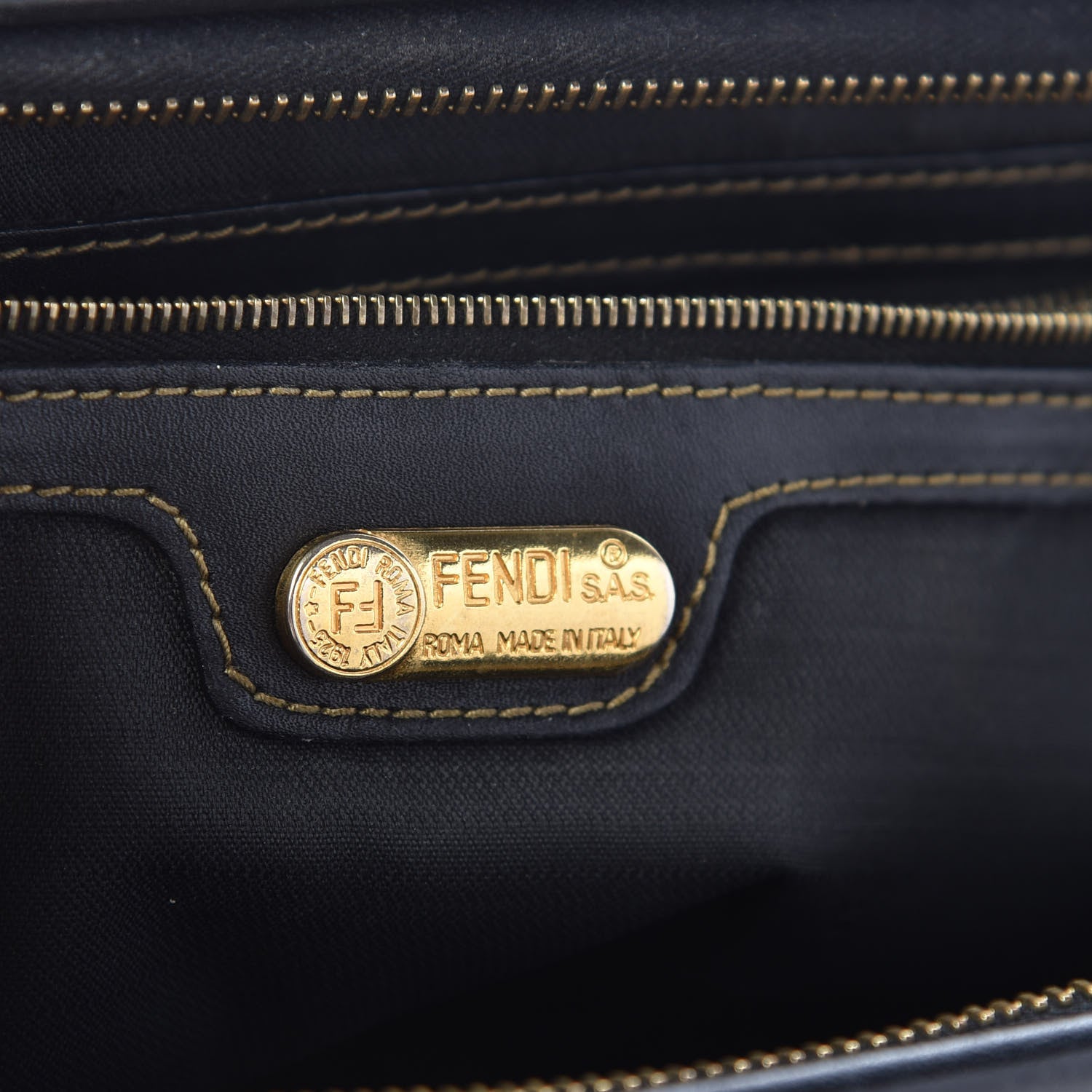 Fendi Pequin Spalmati Boston Tobacco 6 of 8