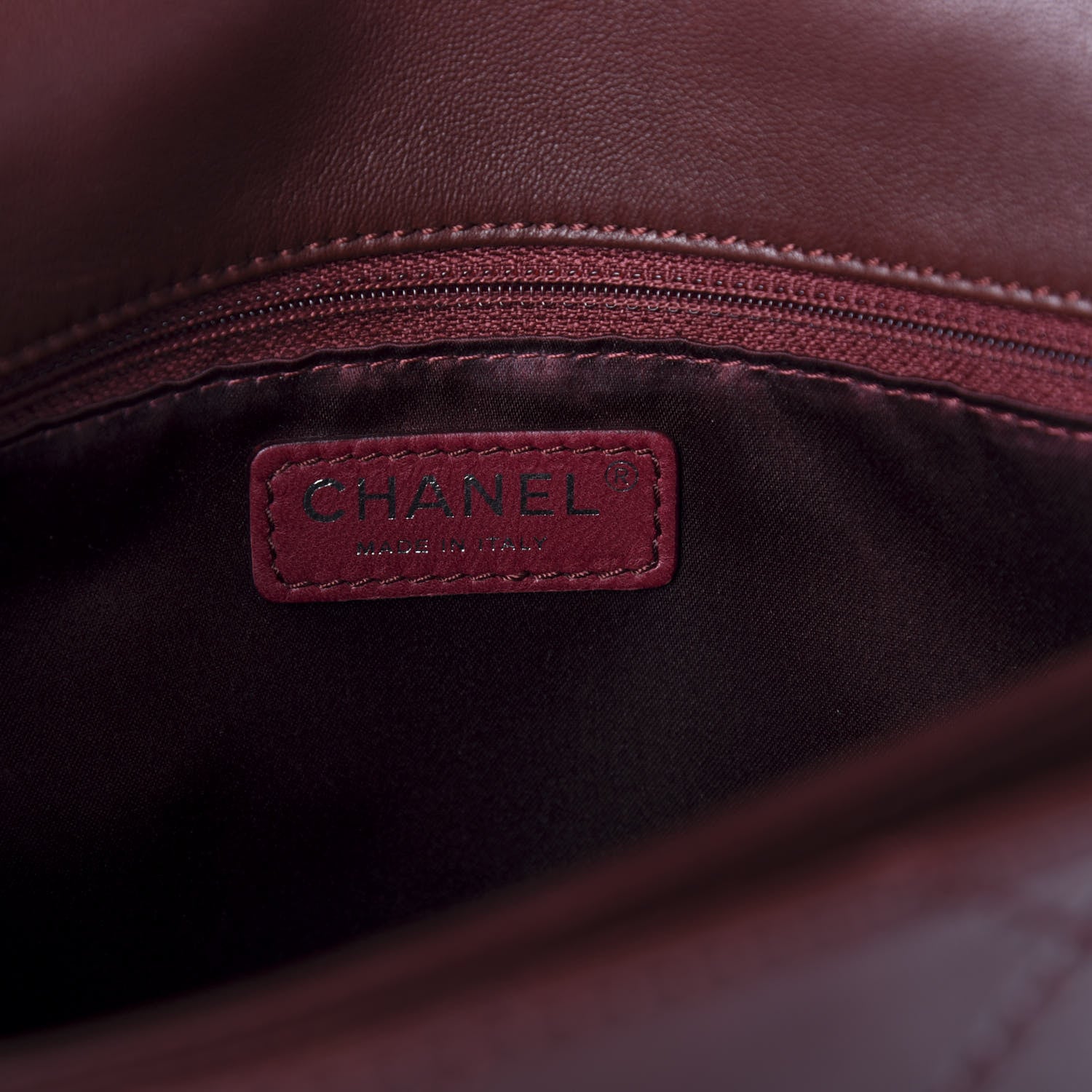 Chanel Lambskin Orient Express Flap Burgundy 6 of 10
