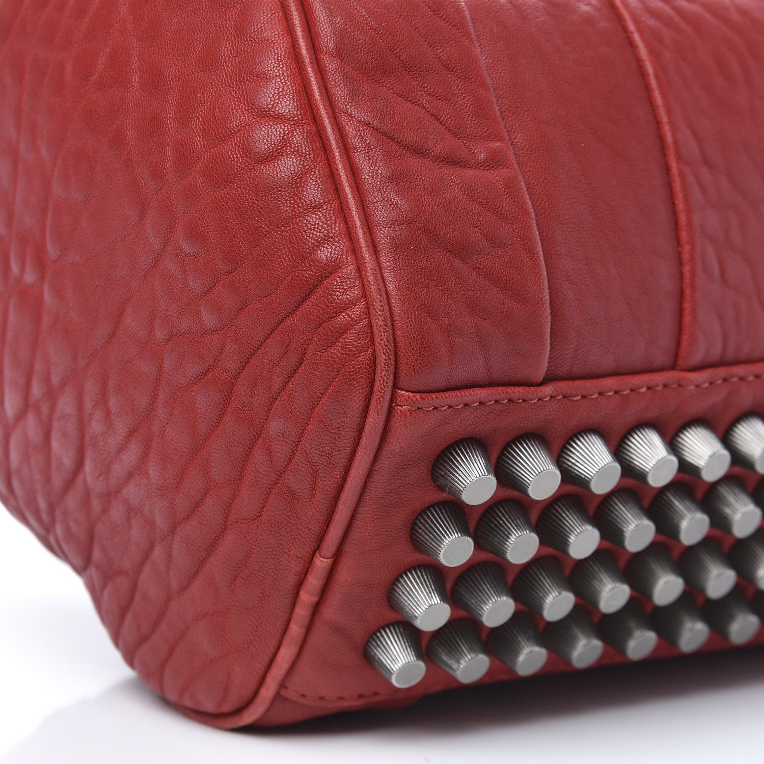 Alexander Wang Pebbled Lambskin Rockie Cayenne Gunmetal Hardware 7 of 9