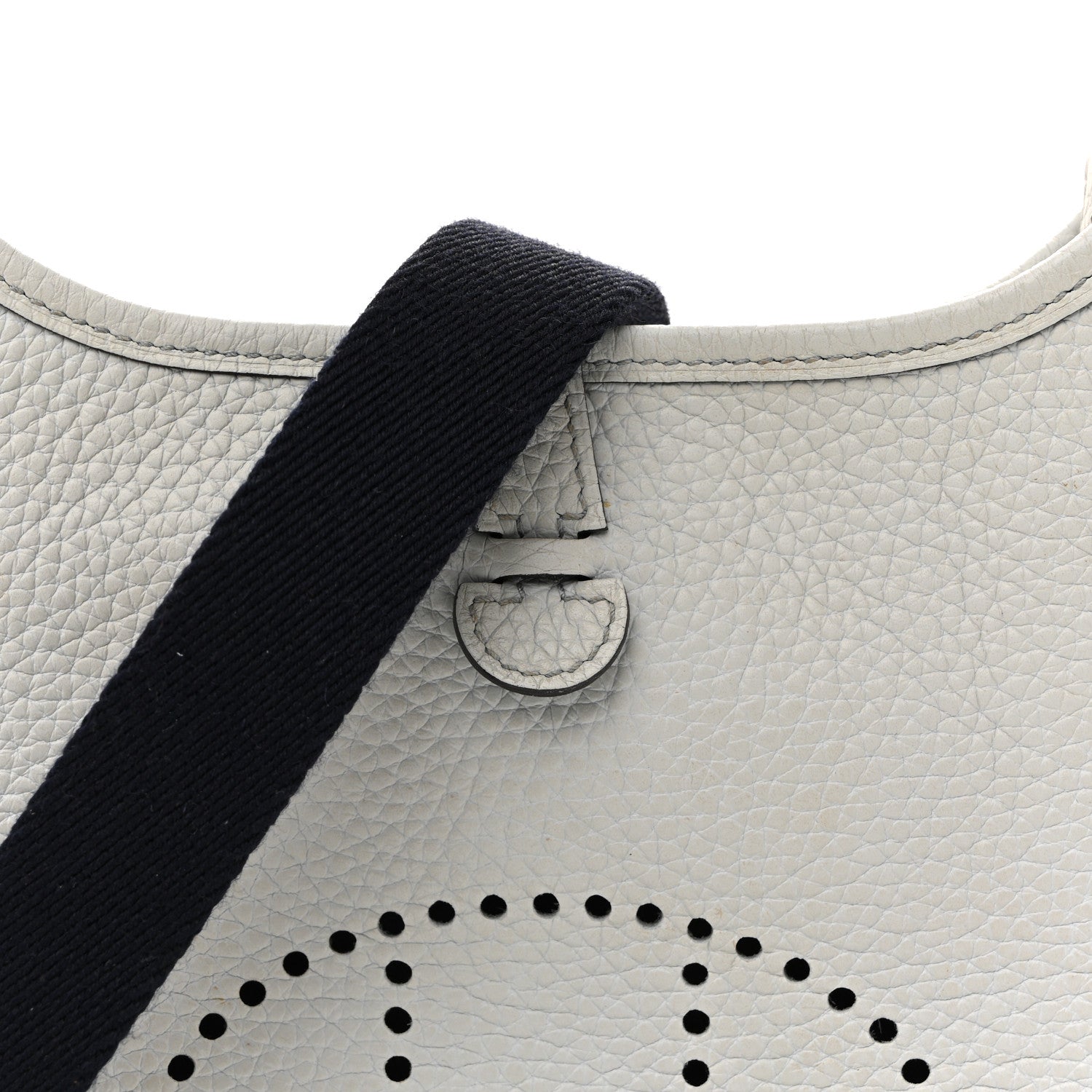 Hermes Taurillon Clemence Amazone Evelyne TPM Bleu Pale Indigo 10 of 17
