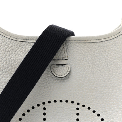 Hermes Taurillon Clemence Amazone Evelyne TPM Bleu Pale Indigo 10 of 17