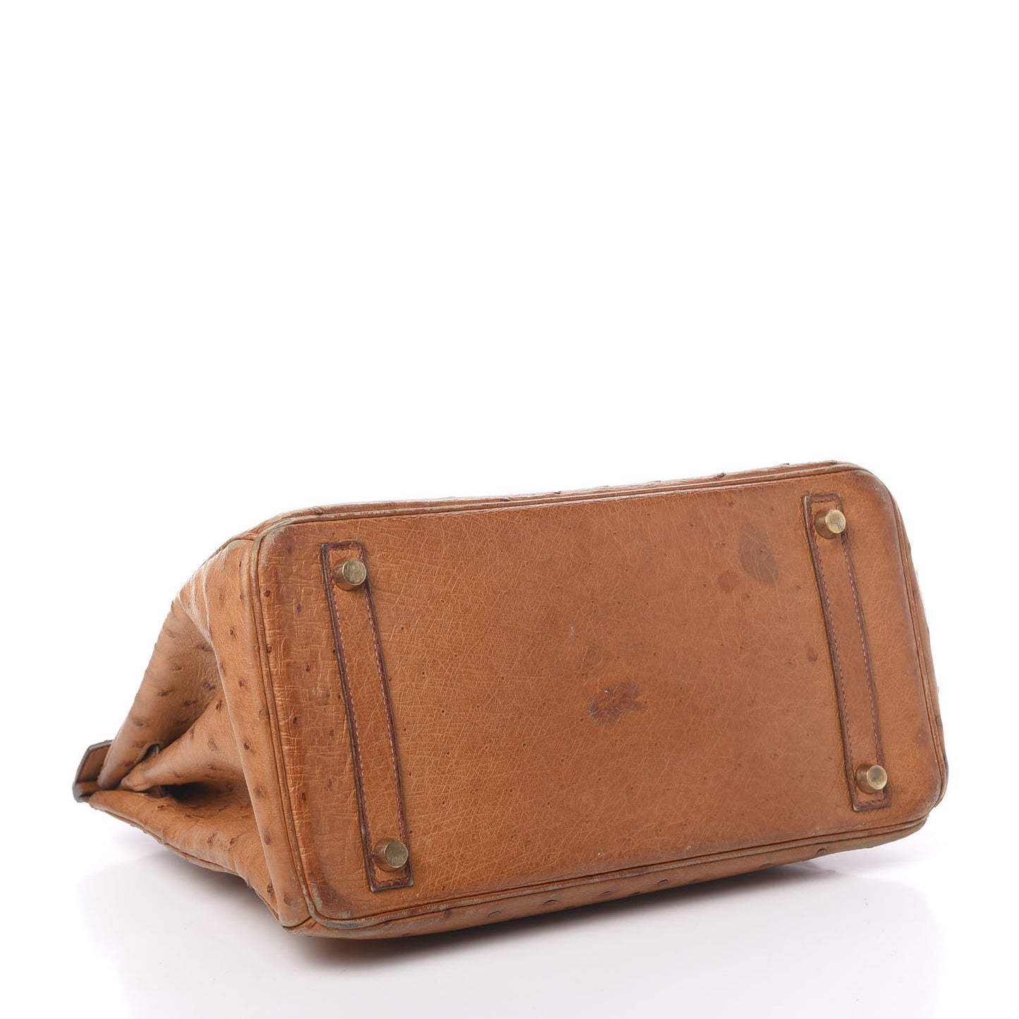 Ostrich Birkin 30 Gold