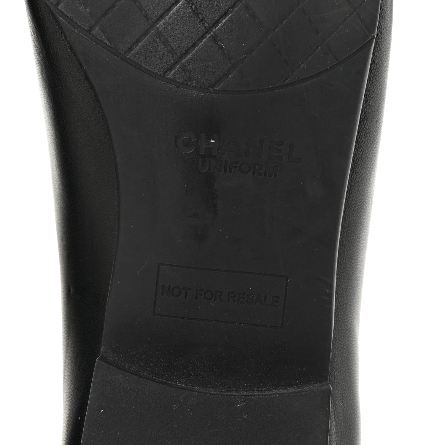 Chanel Lambskin Cap Toe CC Uniform Ballerina Flats 39 Black 8 of 10