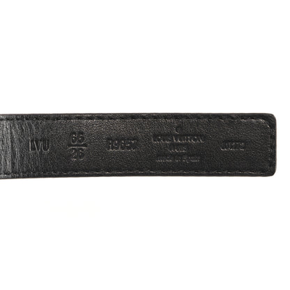 Louis Vuitton Calfskin Monogram 30mm LV Initiales Reversible Belt 65 26 Black 5 of 6