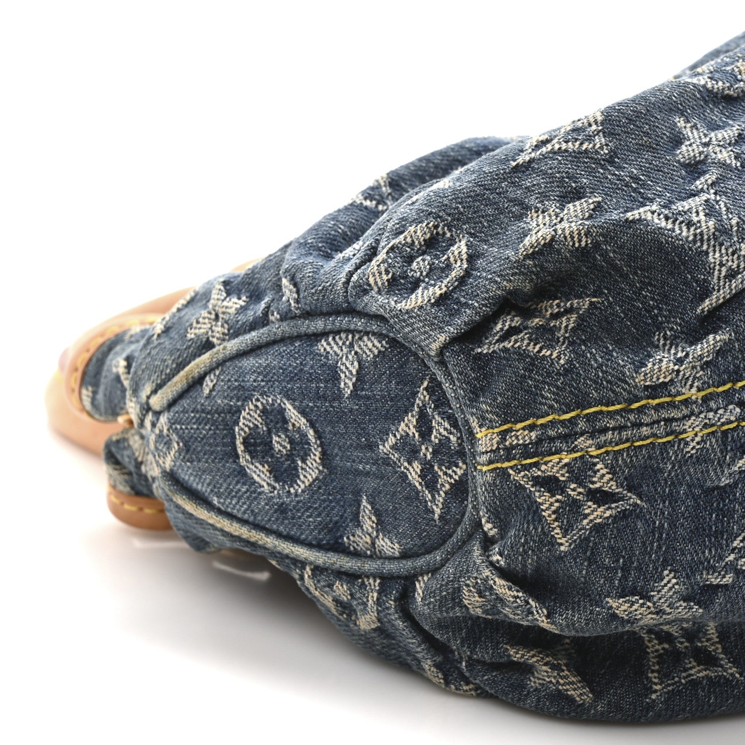 Louis Vuitton Monogram Denim Pleaty Blue 8 of 9