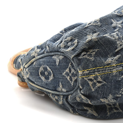 Louis Vuitton Monogram Denim Pleaty Blue 8 of 9