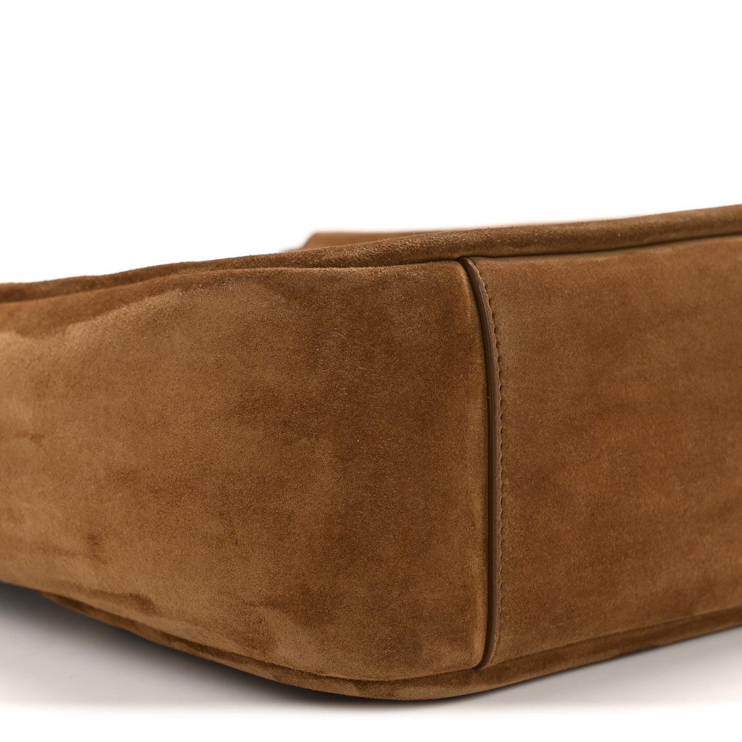 Saint Laurent Suede Small Le 5 A 7 Soft Hobo Caramel Cognac 9 of 11