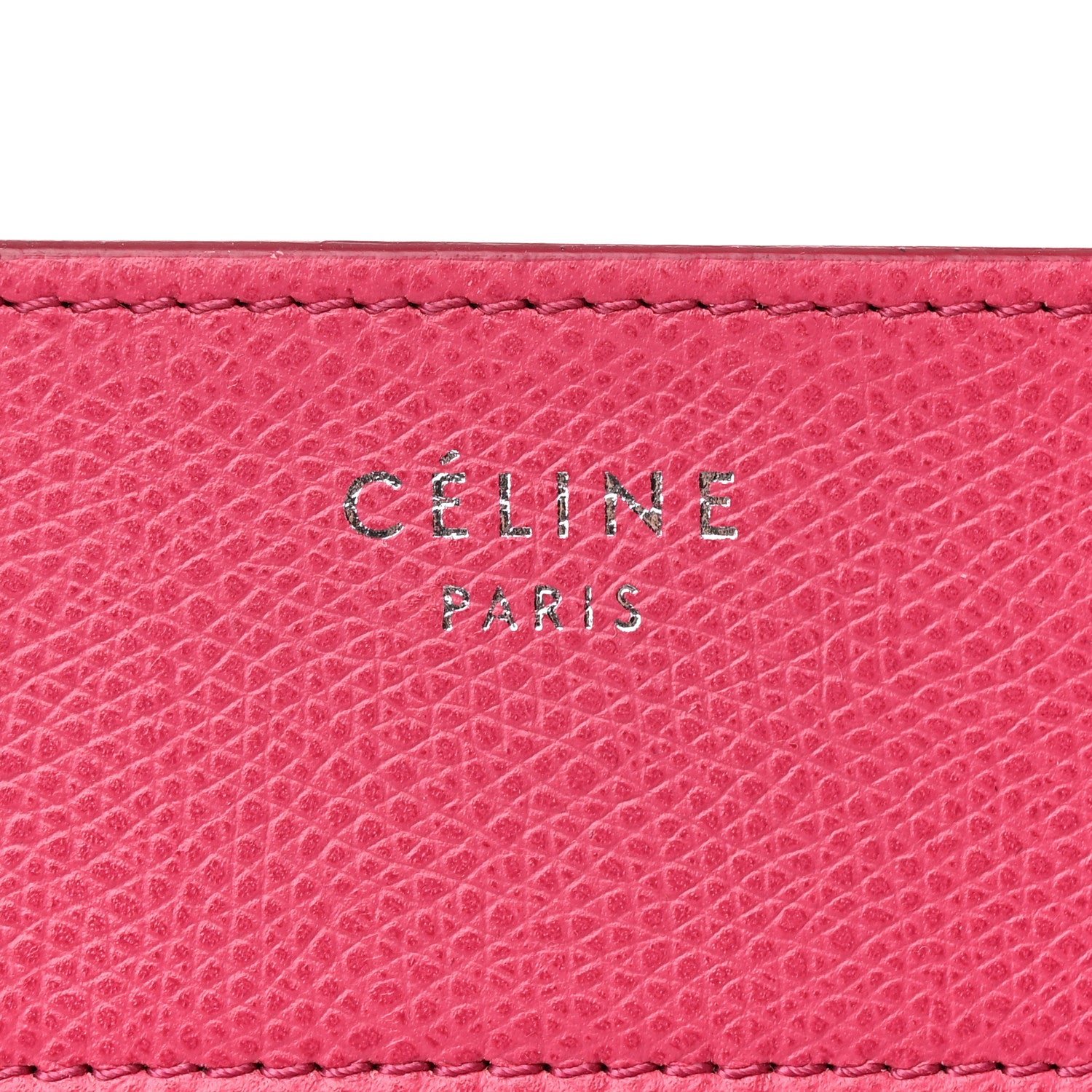 Celine Grained Calfskin Medium Phantom Luggage Fuchsia 6 of 23