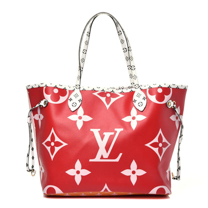 Louis Vuitton Monogram Giant Neverfull MM Rouge 1 of 9