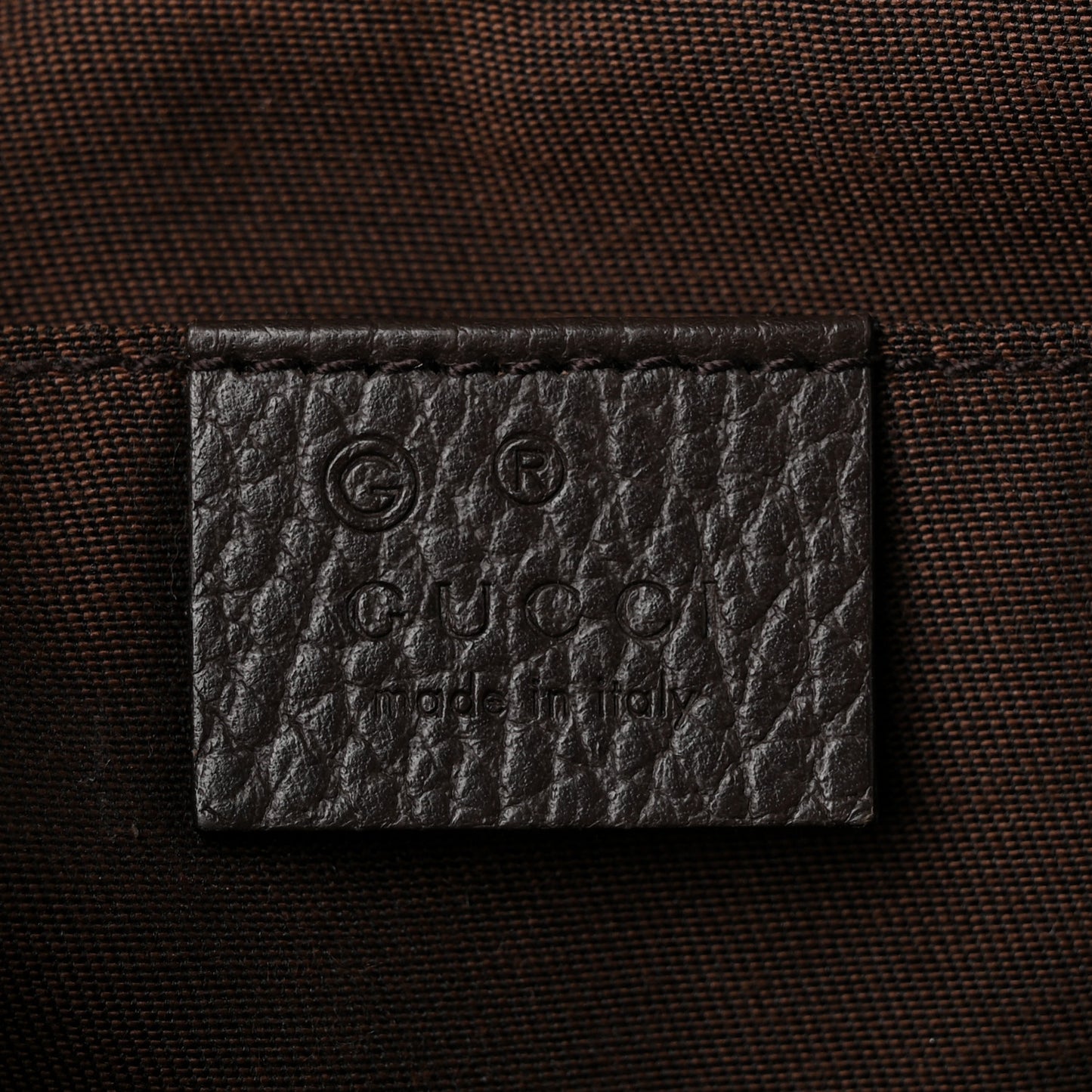 Monogram Belt Bag Dark Brown