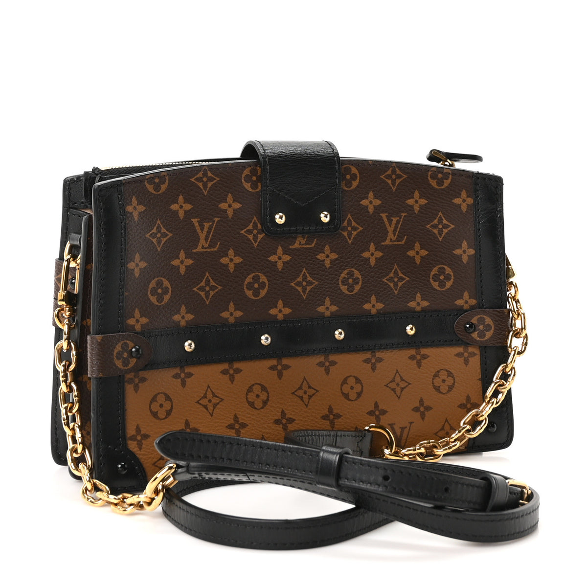 Louis Vuitton Reverse Monogram Trunk Clutch 3 of 9