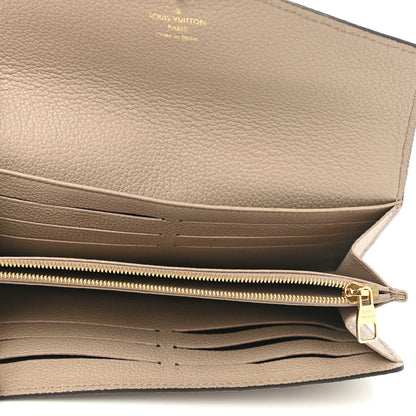 Louis Vuitton Empreinte Monogram Giant Sarah Wallet Tourterelle Creme 5 of 6