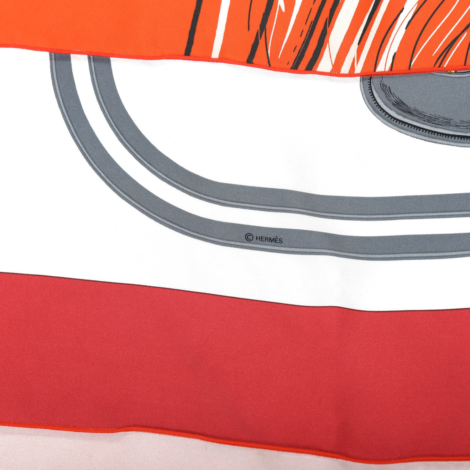 Hermes Silk Carre En Carres Scarf 90 3 of 6