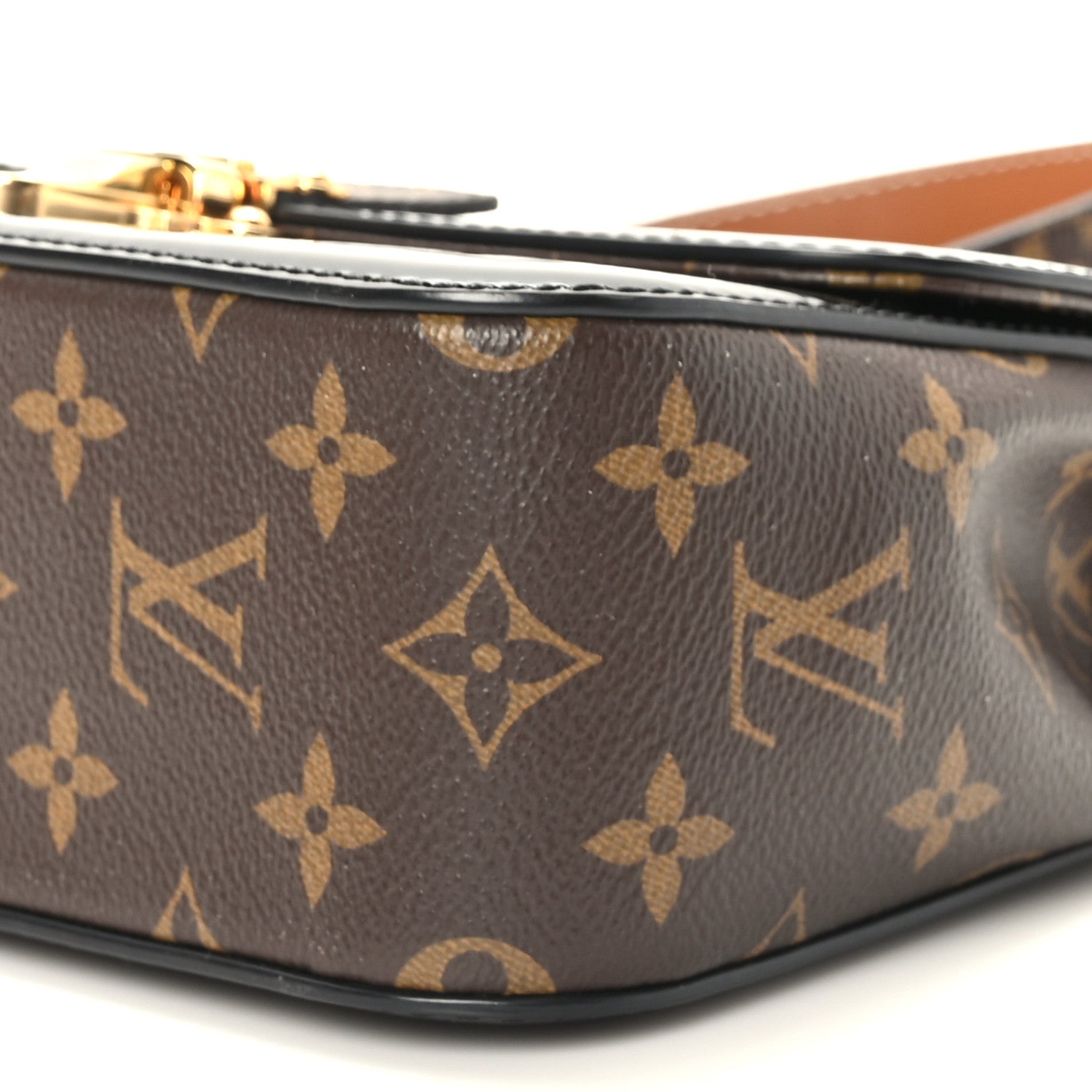 Louis Vuitton Patent Calfskin Monogram Cherrywood BB Black 8 of 8