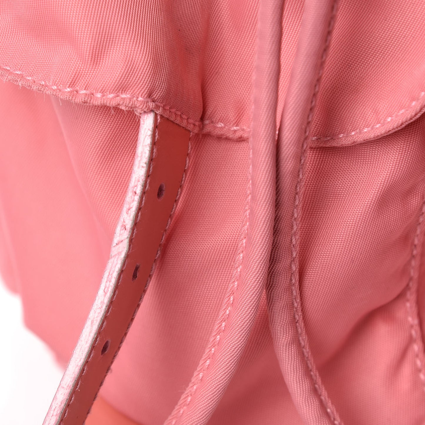 Nylon Vela Medium Backpack Pink