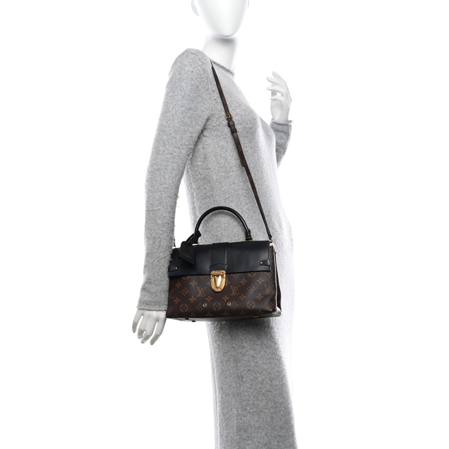 Louis Vuitton Monogram One Handle Flap Bag MM 2 of 12