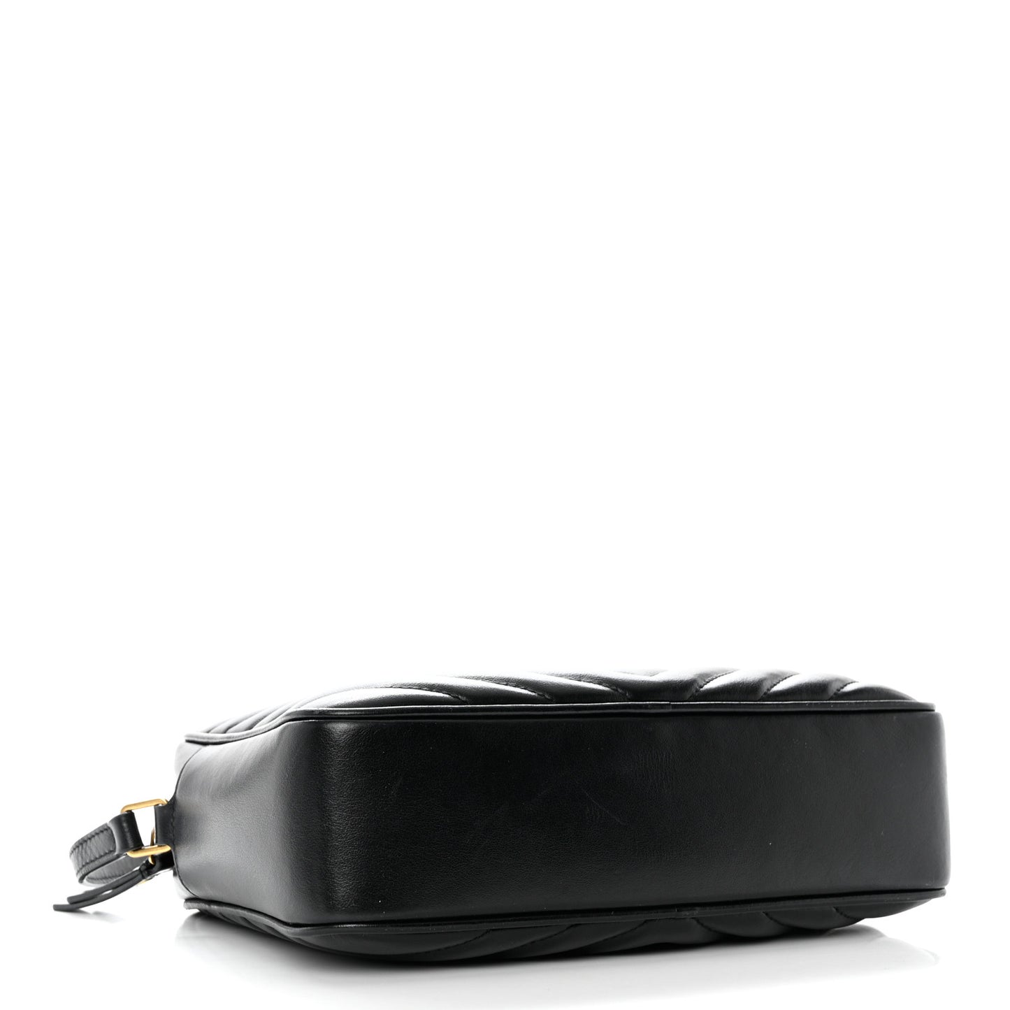 Calfskin Matelasse Monogram Lou Camera Bag Black