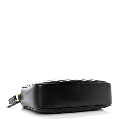 Saint Laurent Calfskin Matelasse Monogram Lou Camera Bag Black 4 of 9