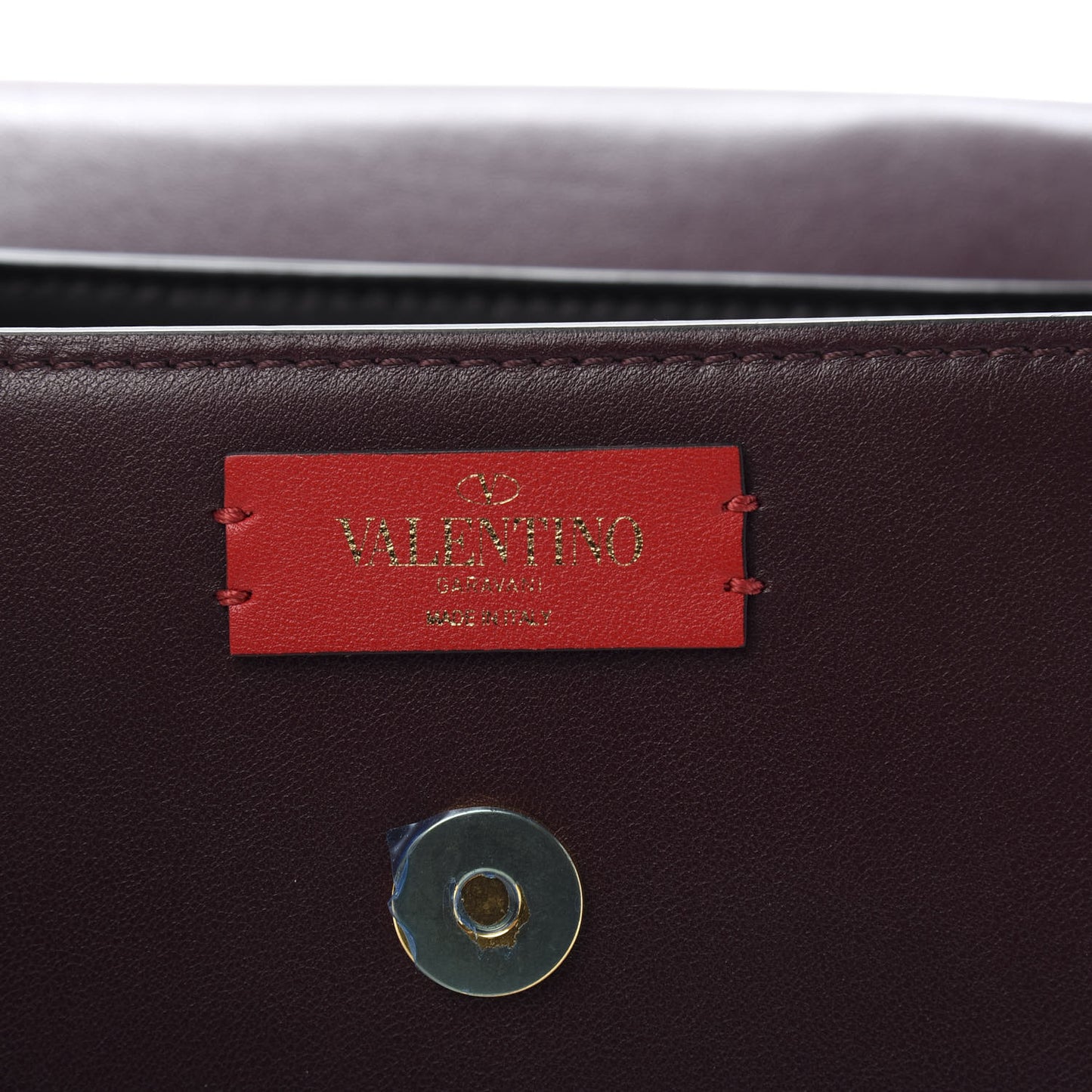Smooth Calfskin Supervee Shoulder Bag Rubin