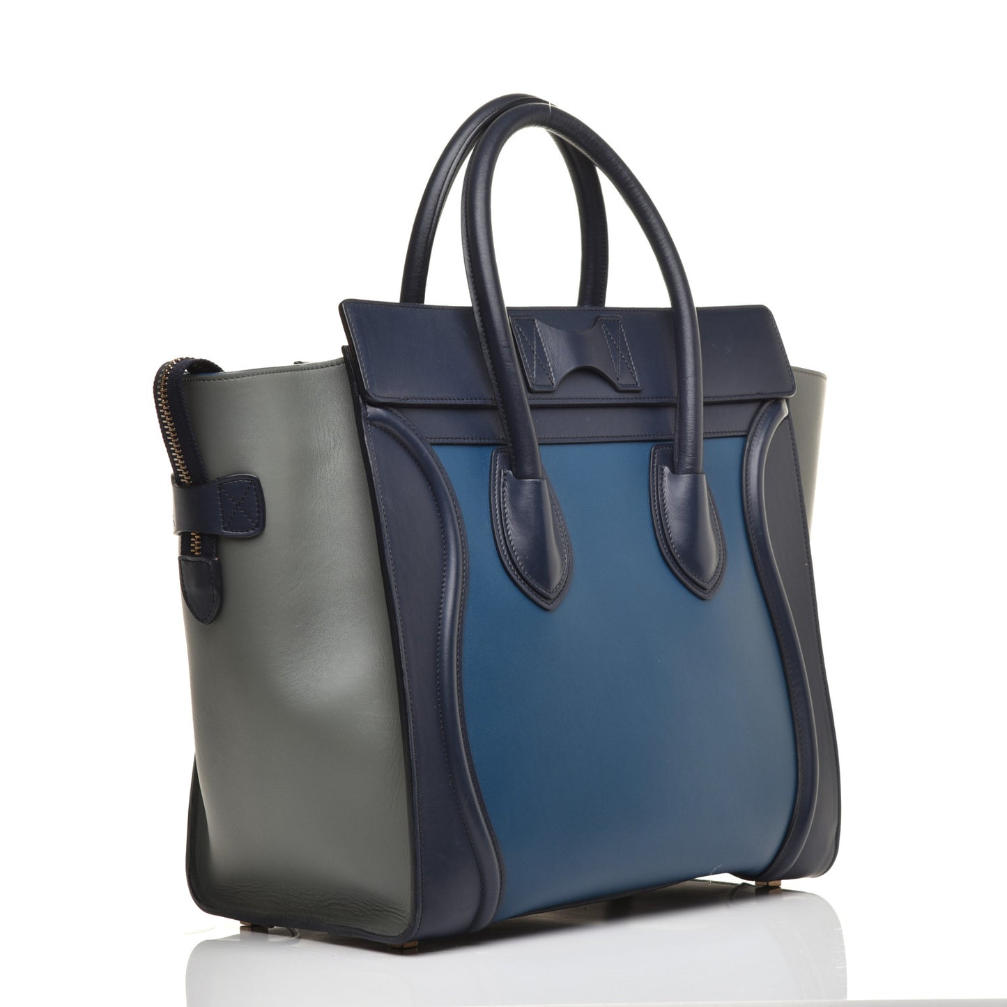 Smooth Calfskin Tri-Color Mini Luggage