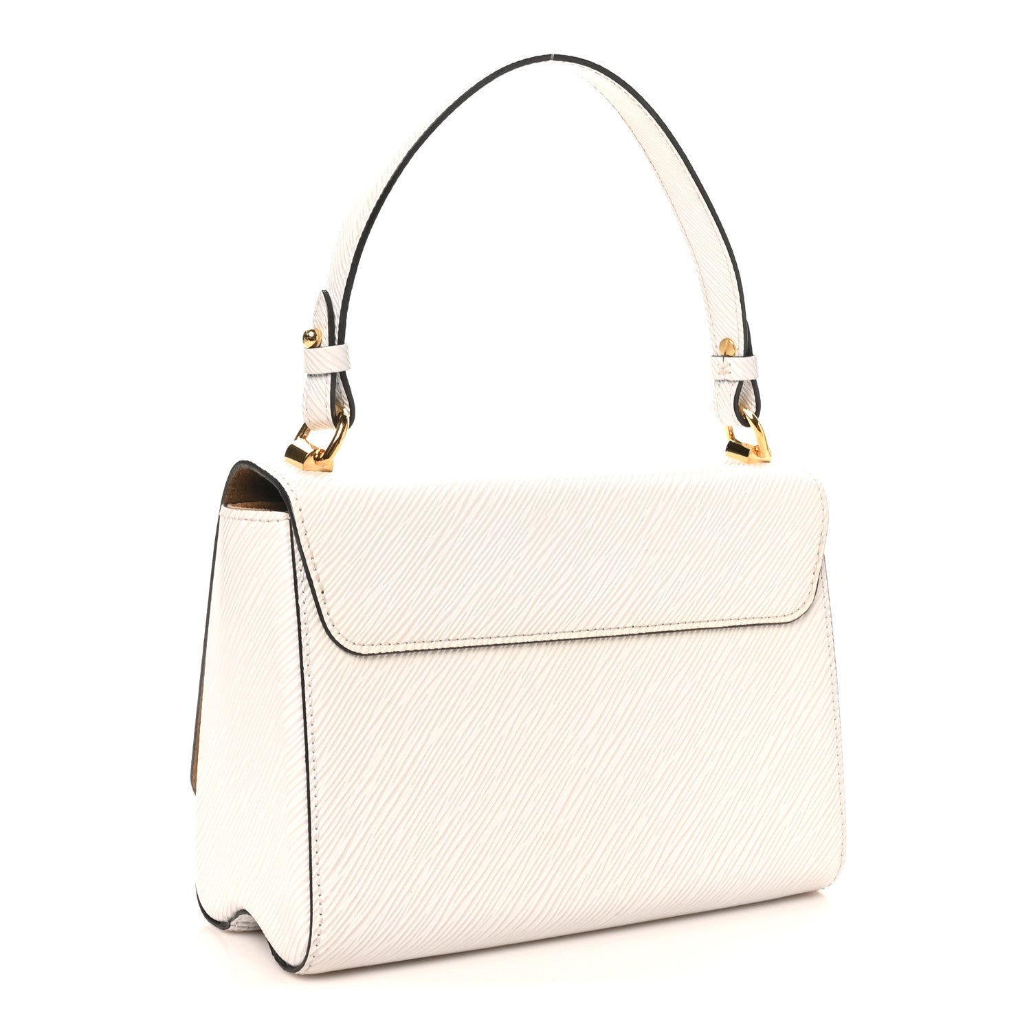 Louis Vuitton Epi Twist Shoulder Bag MM White 4 of 10