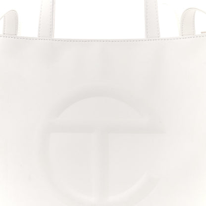 Telfar Vegan Leather Medium Shopping Bag White 7 of 14