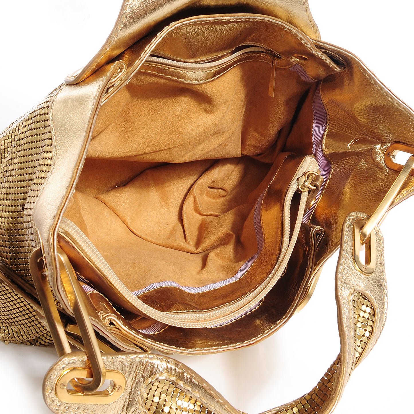Mesh Tam Tote Gold