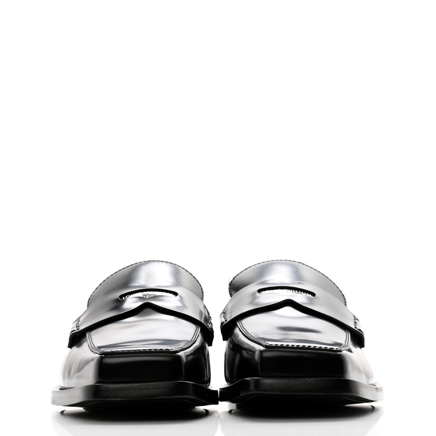 Glazed Calfskin Connelly Flat Loafer 37 Black