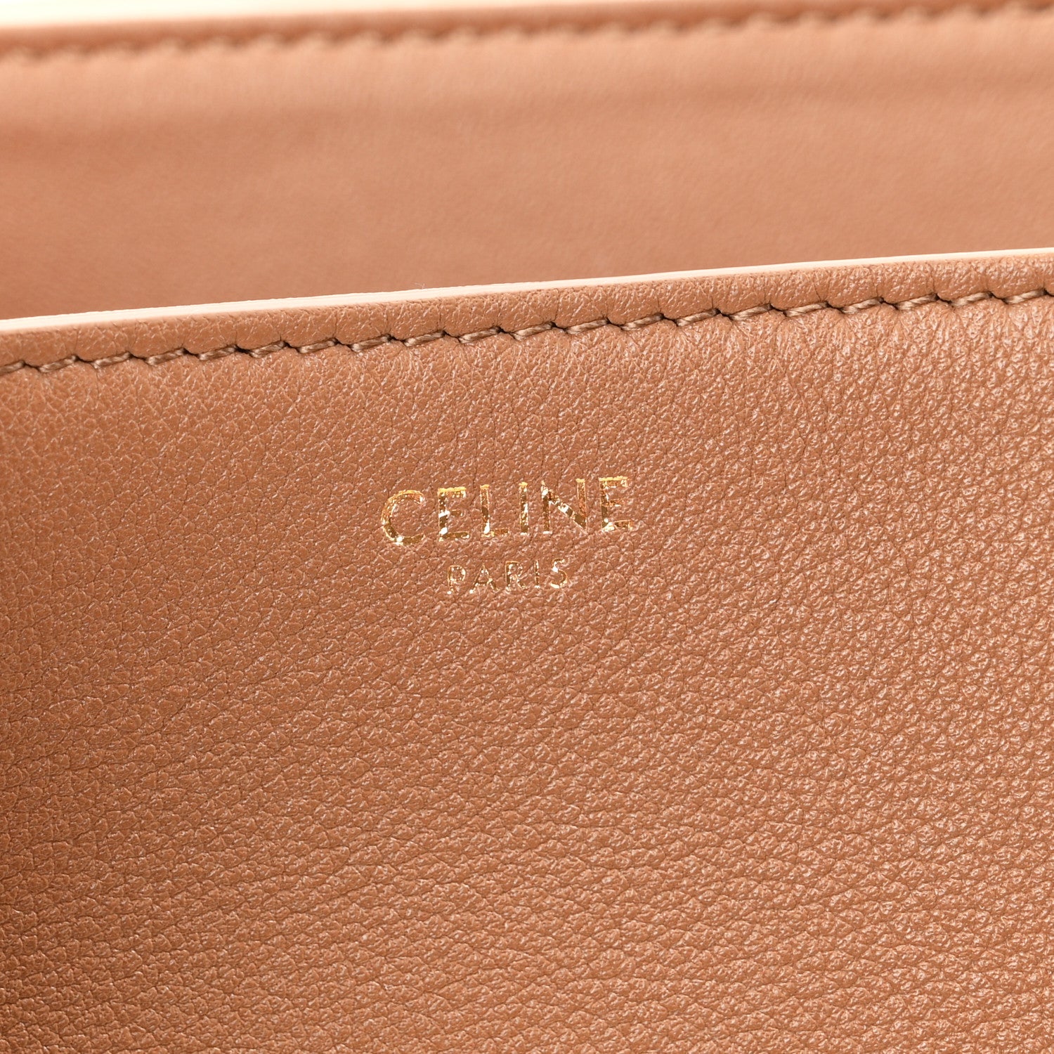 Celine Supple Grained Calfskin Medium Nino Bronze 6 of 12