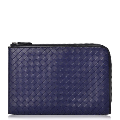 Bottega Veneta Nappa Intrecciato Flat Zip Pouch 1 of 9