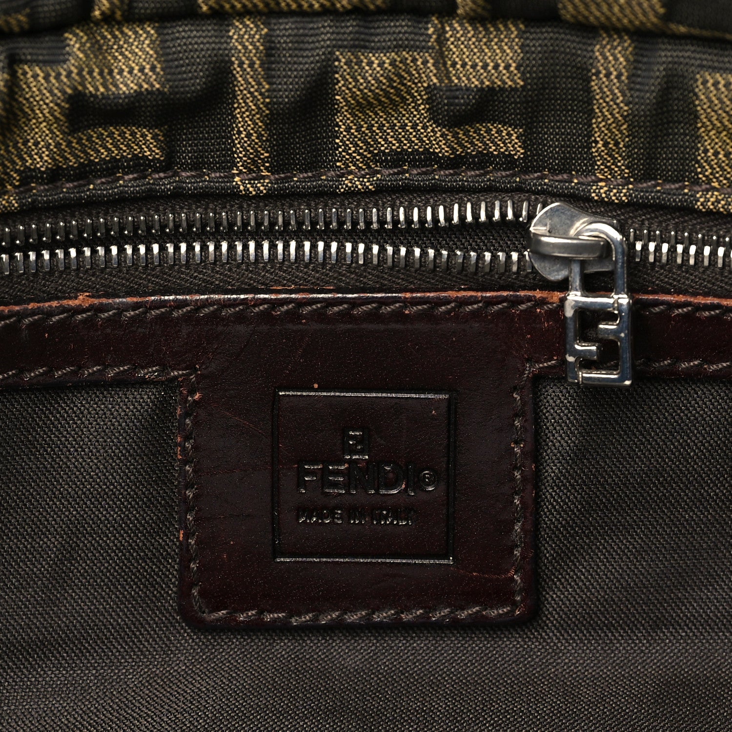 Fendi Zucca Shoulder Bag Tobacco 6 of 11