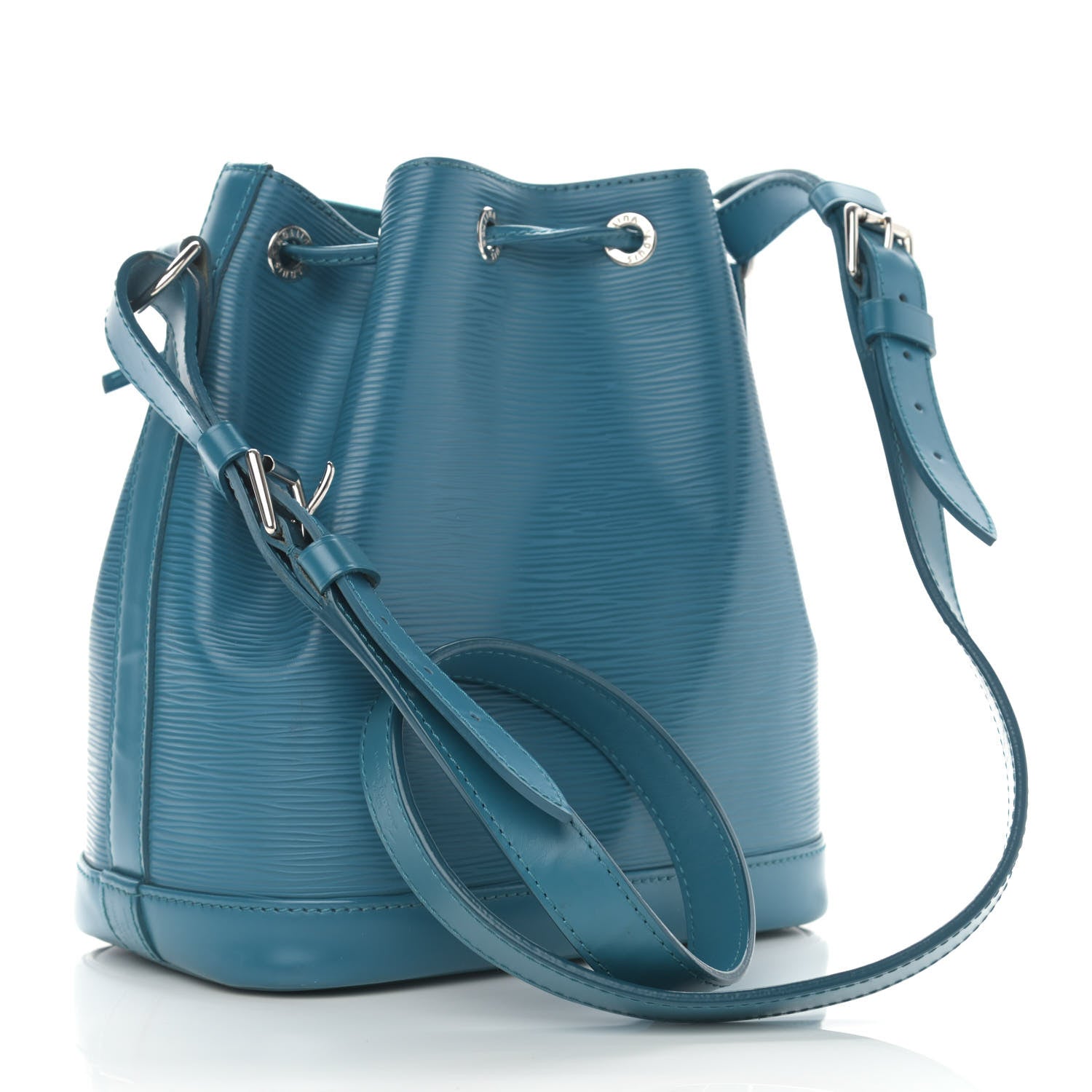 Louis Vuitton Epi Noe BB Cyan 3 of 13