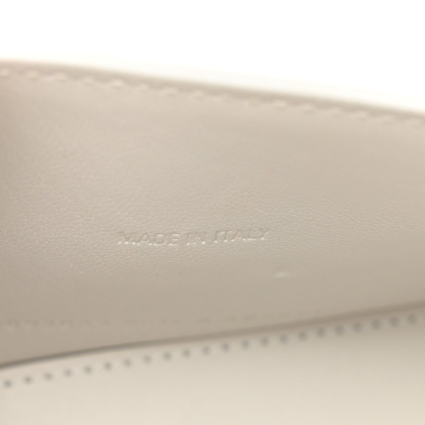 Shiny Calfskin Crocodile Embossed Hourglass Top Handle Bag XS White
