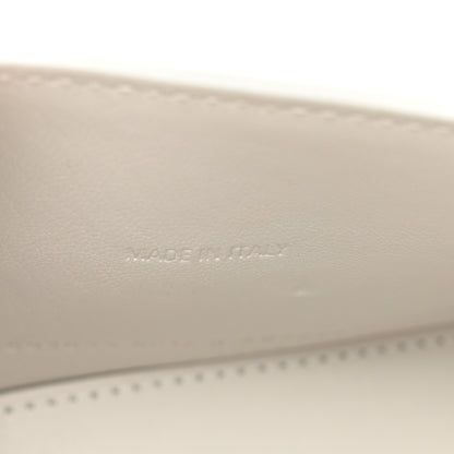Balenciaga Shiny Calfskin Crocodile Embossed Hourglass Top Handle Bag XS White 7 of 11